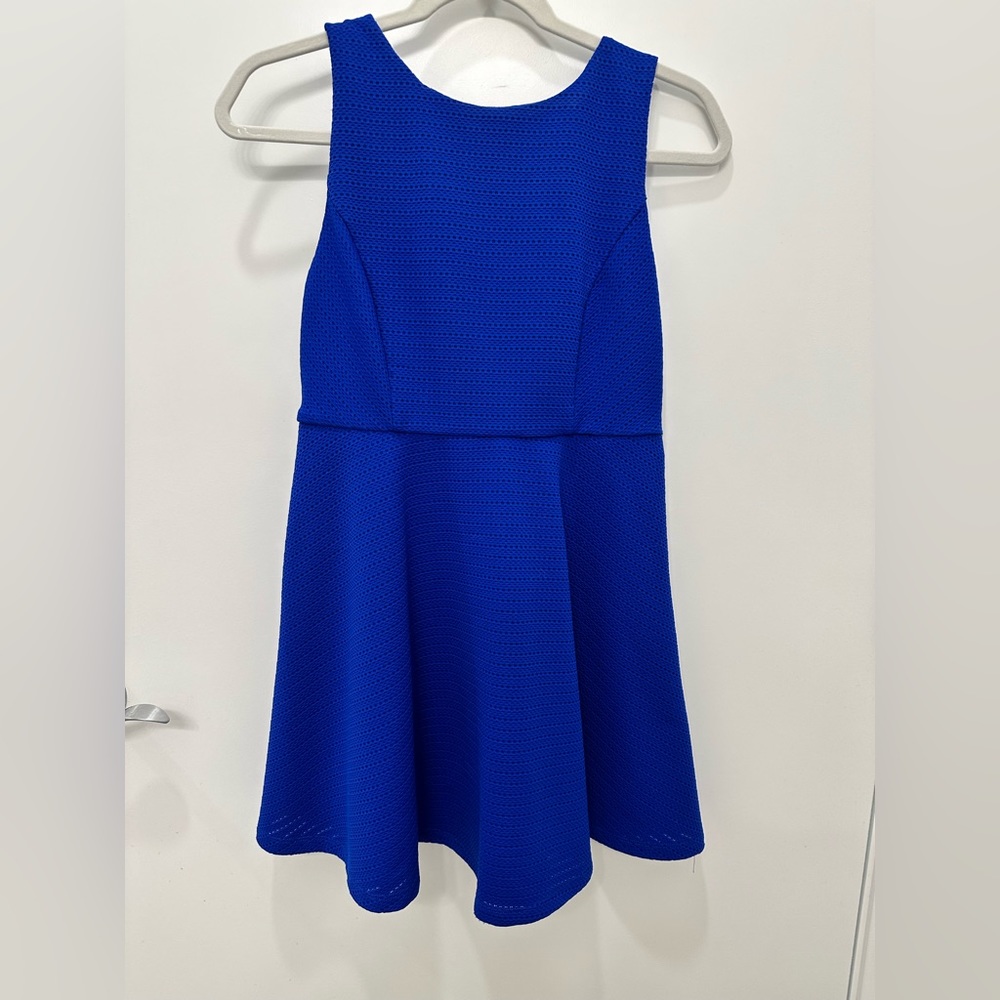 Forever 21 Blue Sleeveless Midi Dress Size M